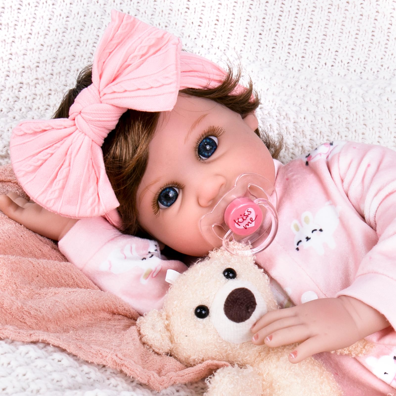 Foto 3 pulgar | Muñeca Reborn Aori Realilike, Realista, De 22 Pulgadas, Para Niña Recién Nacida - Venta Internacional.