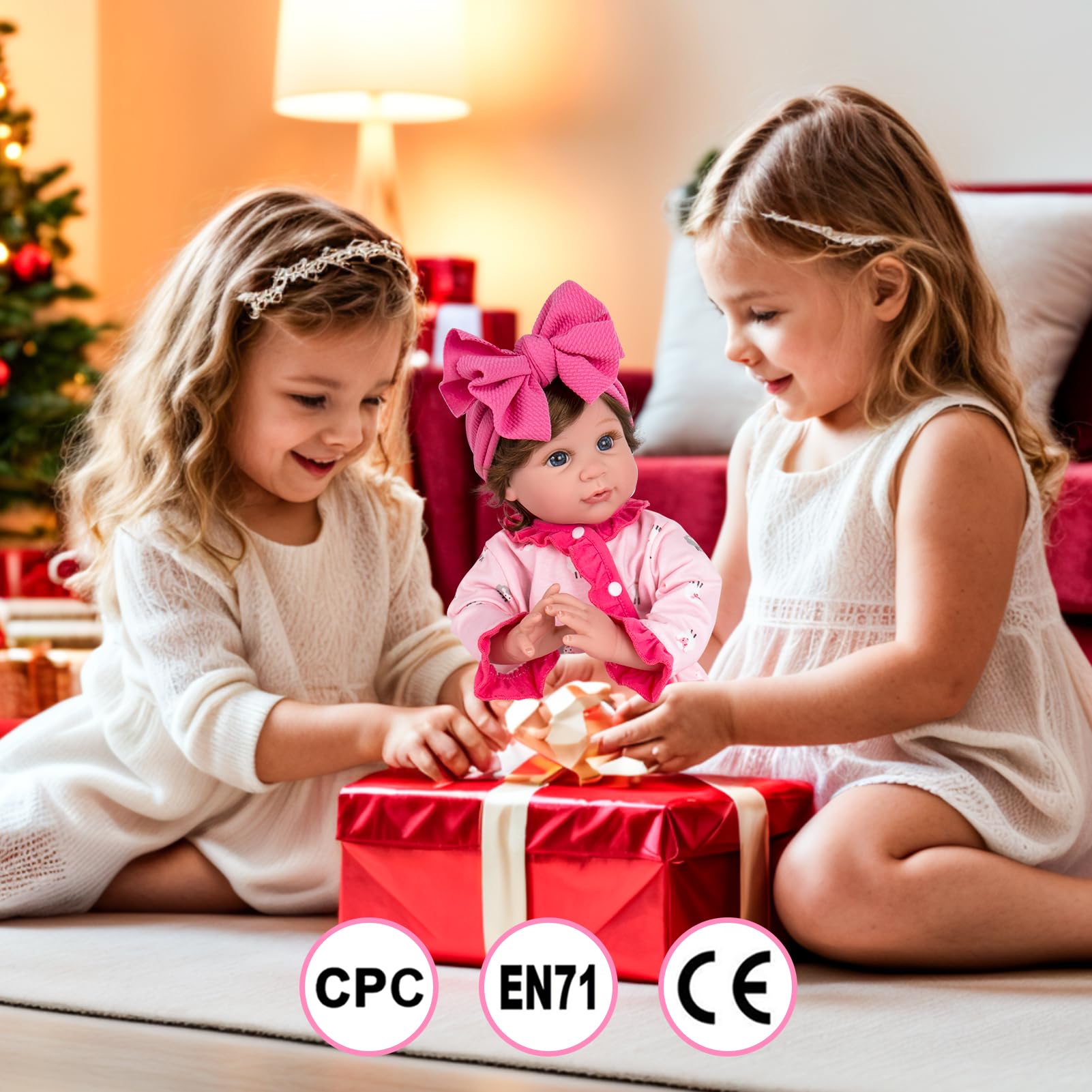 Foto 4 pulgar | Muñeca Reborn Aori Realista Para Niña Realista De 22 Pulgadas Con Accesorios - Venta Internacional.