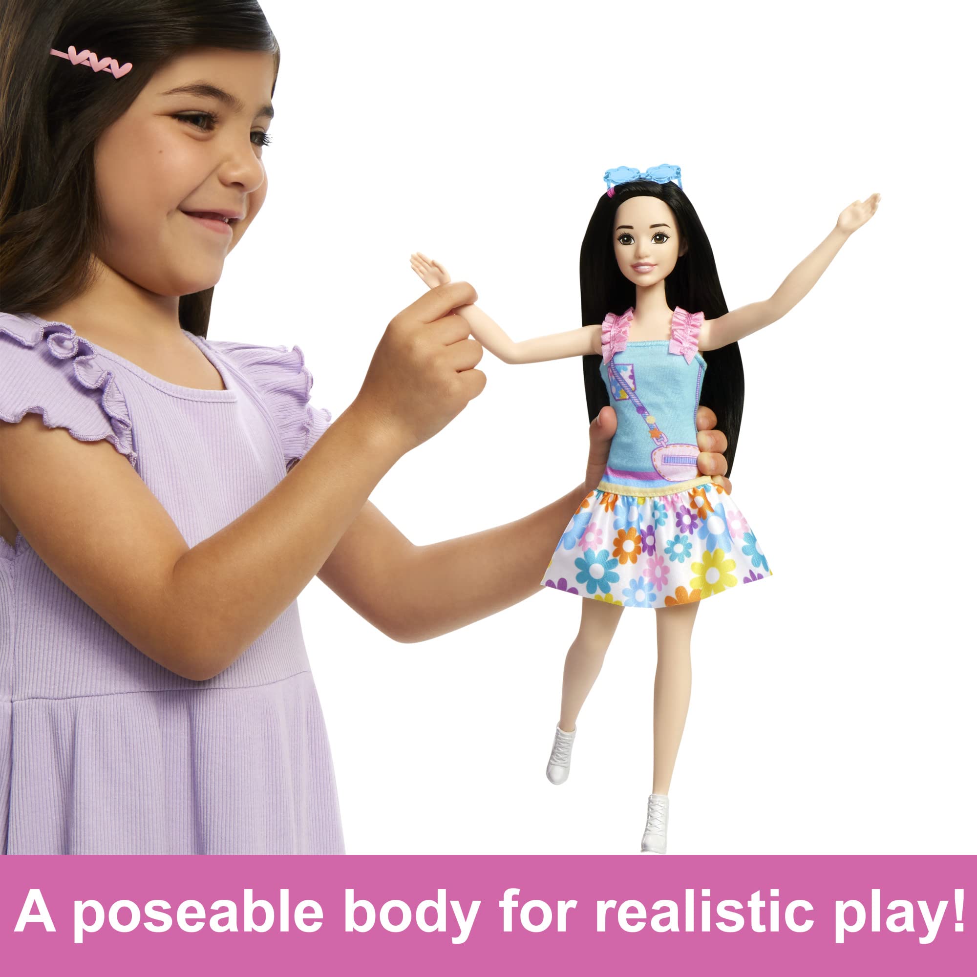 Foto 4 pulgar | Muñeca Barbie My First Preschool Renee Con Accesorios De 34 Cm - Venta Internacional.