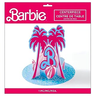 Foto 2 | Centro De Mesa Amscan Malibu Barbie Pop-up Para Fiesta De Cumpleaños - Venta Internacional.