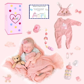Foto 7 | Muñeca Reborn Aori Realista Para Niña Realista Con Caja De Regalo - Venta Internacional.