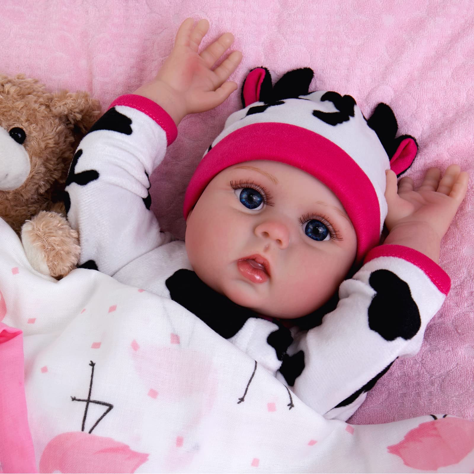 Foto 2 | Muñeca Reborn, Aori, Realista, 45 Cm, Vinilo Para Niña - Venta Internacional.