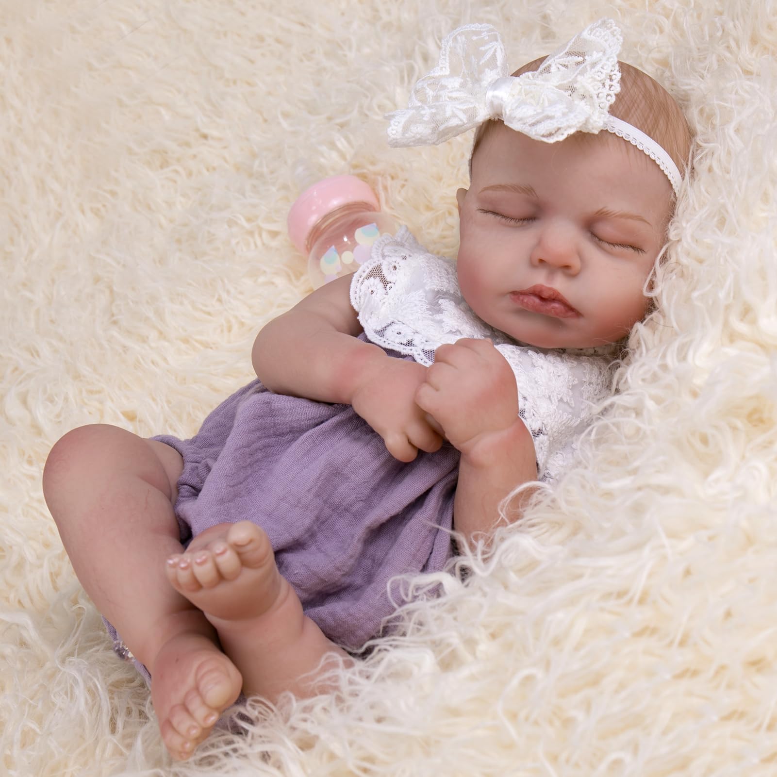 Foto 2 pulgar | Muñeca Reborn Aori Realista, Realista, 50 Cm, Para Niña Dormida - Venta Internacional.