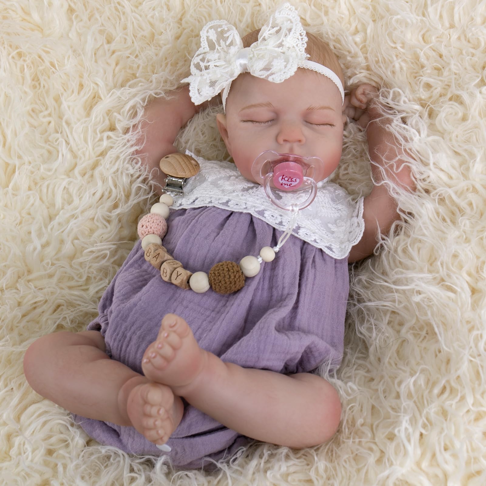 Foto 3 pulgar | Muñeca Reborn Aori Realista, Realista, 50 Cm, Para Niña Dormida - Venta Internacional.