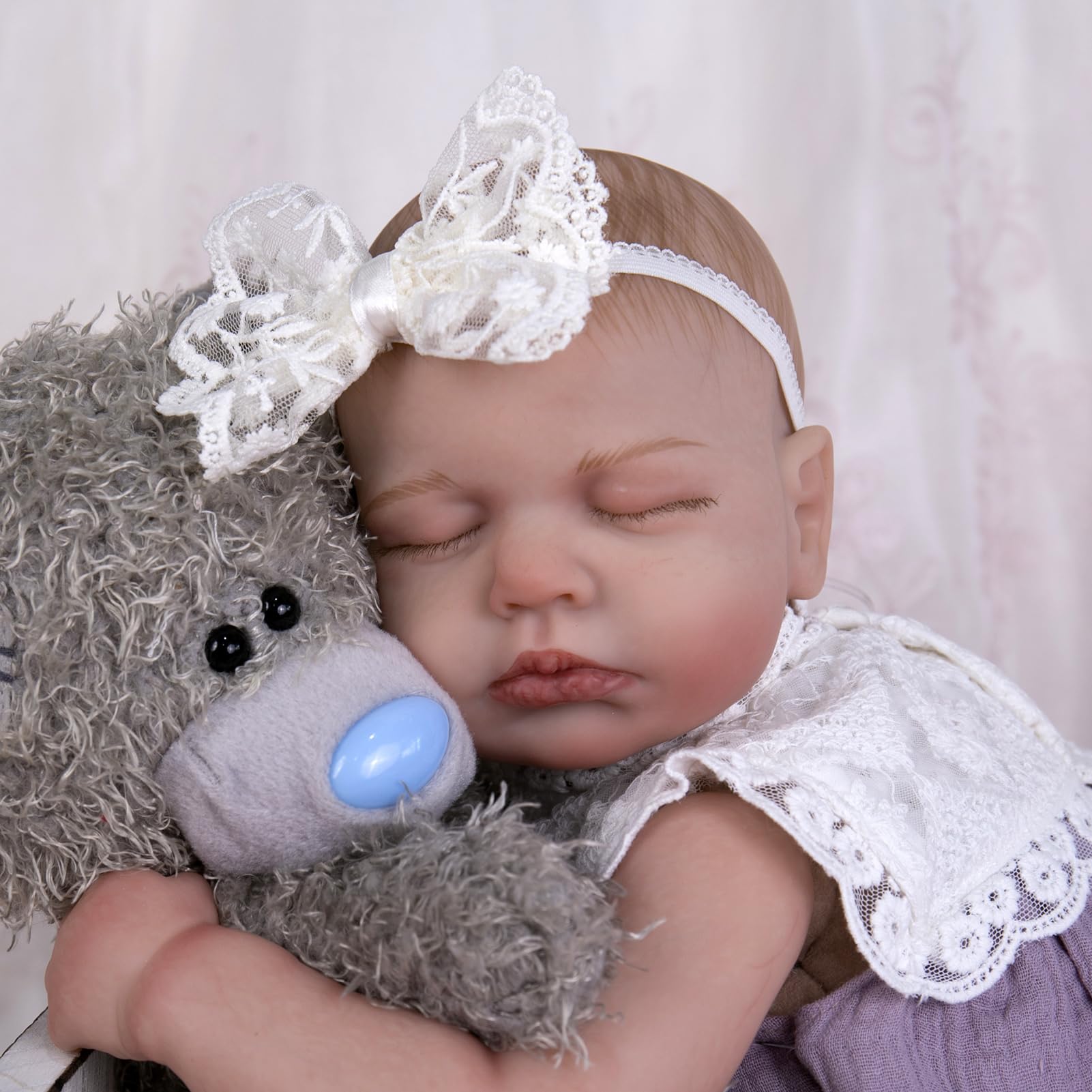 Foto 6 pulgar | Muñeca Reborn Aori Realista, Realista, 50 Cm, Para Niña Dormida - Venta Internacional.