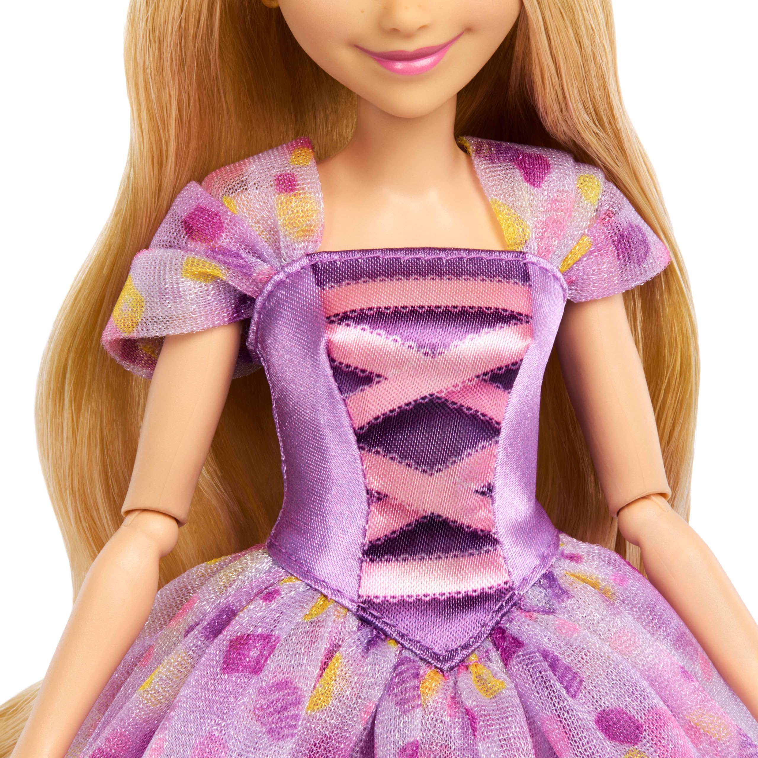 Foto 4 pulgar | Muñeca De Moda Mattel, Princesa Disney, Cumpleaños, Rapunzel, 28 Cm - Venta Internacional.