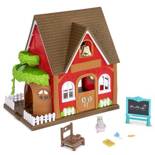 Foto 1 | Set De Juego Para Casas De Muñecas Li'l Woodzeez Woodland Schoolhouse Con 1 Muñeca - Venta Internacional.