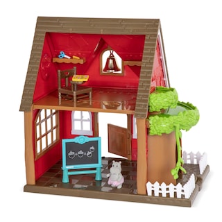 Foto 3 | Set De Juego Para Casas De Muñecas Li'l Woodzeez Woodland Schoolhouse Con 1 Muñeca - Venta Internacional.