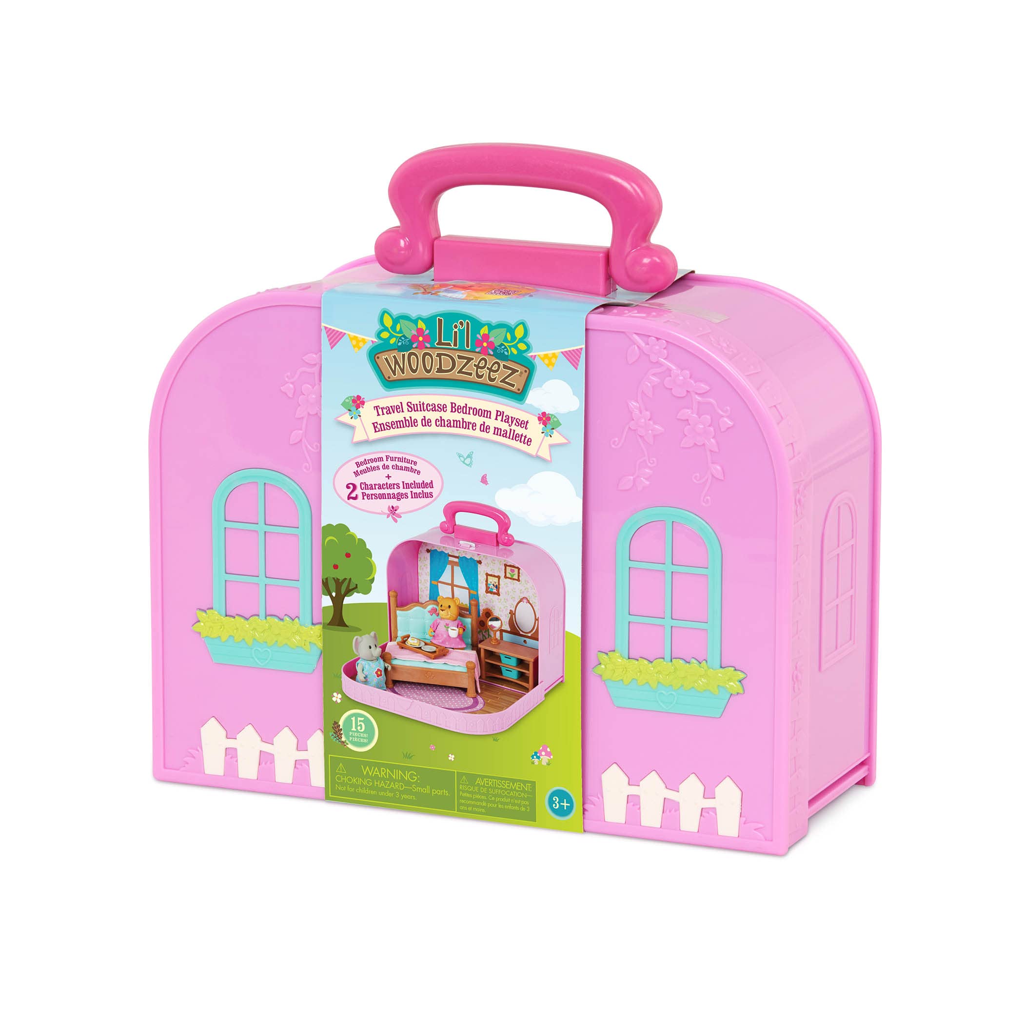 Foto 5 pulgar | Set De Juego Portátil Para Casa De Muñecas Lil Woodzeez Con 2 Figuras 3+ - Venta Internacional.