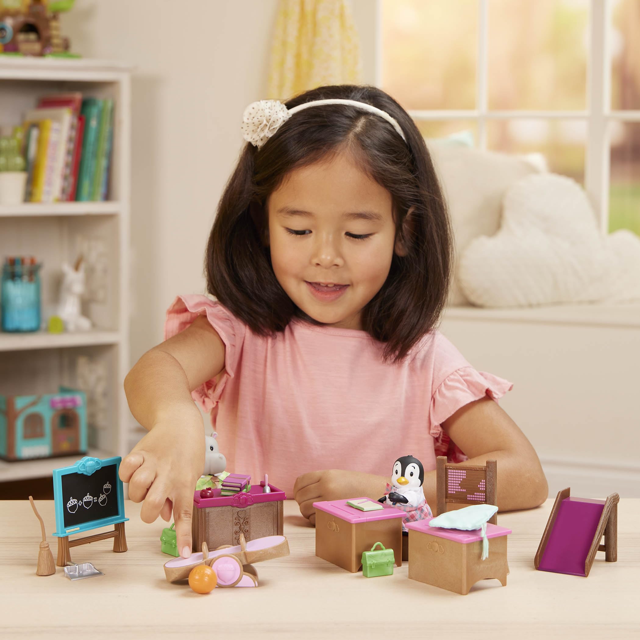 Foto 4 pulgar | Set De Juego Lil Woodzeez Classroom & Playground Con 2 Muñecas 3+ - Venta Internacional.