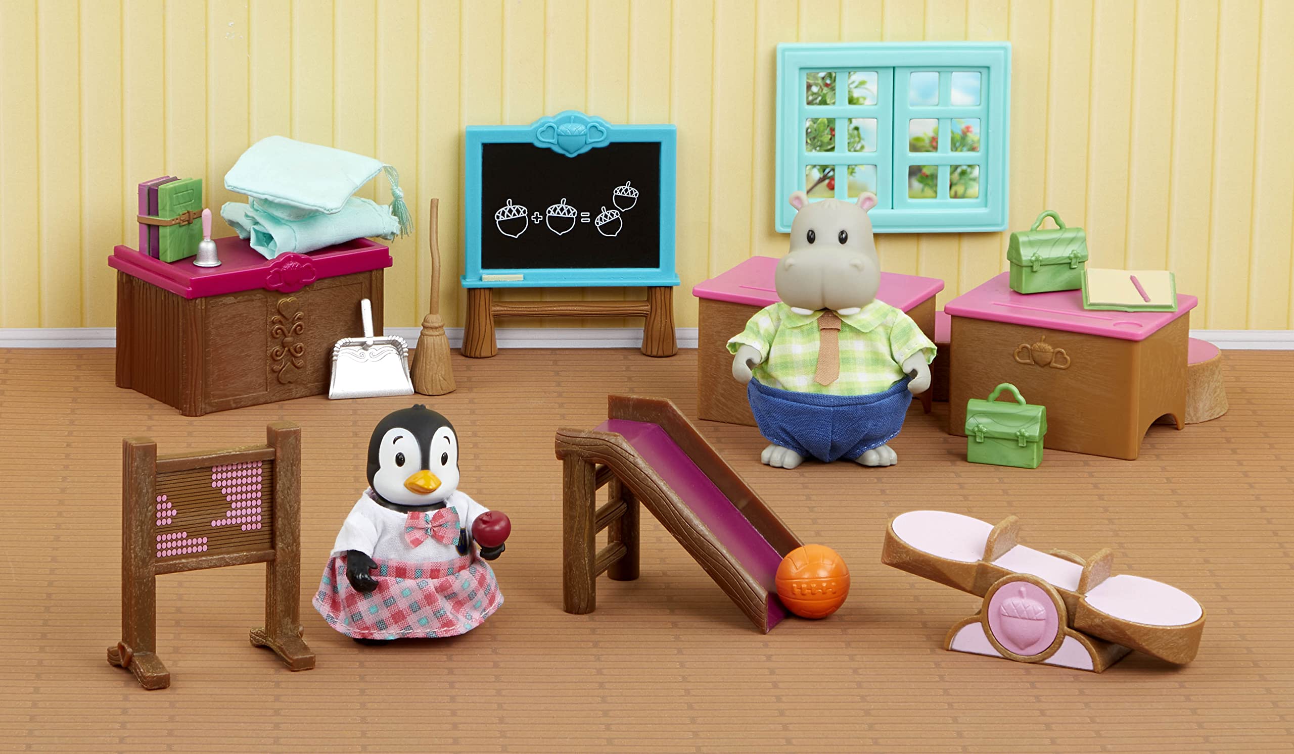 Foto 5 pulgar | Set De Juego Lil Woodzeez Classroom & Playground Con 2 Muñecas 3+ - Venta Internacional.