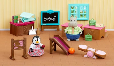 Foto 4 | Set De Juego Lil Woodzeez Classroom & Playground Con 2 Muñecas 3+ - Venta Internacional.