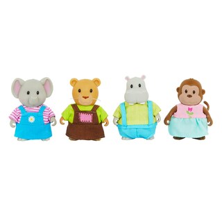 Foto 3 | Juego De 4 Figuras Toy Li'l Woodzeez Friendz Club Jungle De 3 Años O Más - Venta Internacional.
