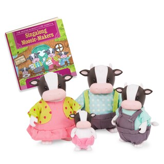 Foto 1 | Toy Li'l Woodzeez La Familia De Vacas Moosicalmoo Con Libro De Cuentos - Venta Internacional.