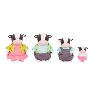 Foto 3 | Toy Li'l Woodzeez La Familia De Vacas Moosicalmoo Con Libro De Cuentos - Venta Internacional.