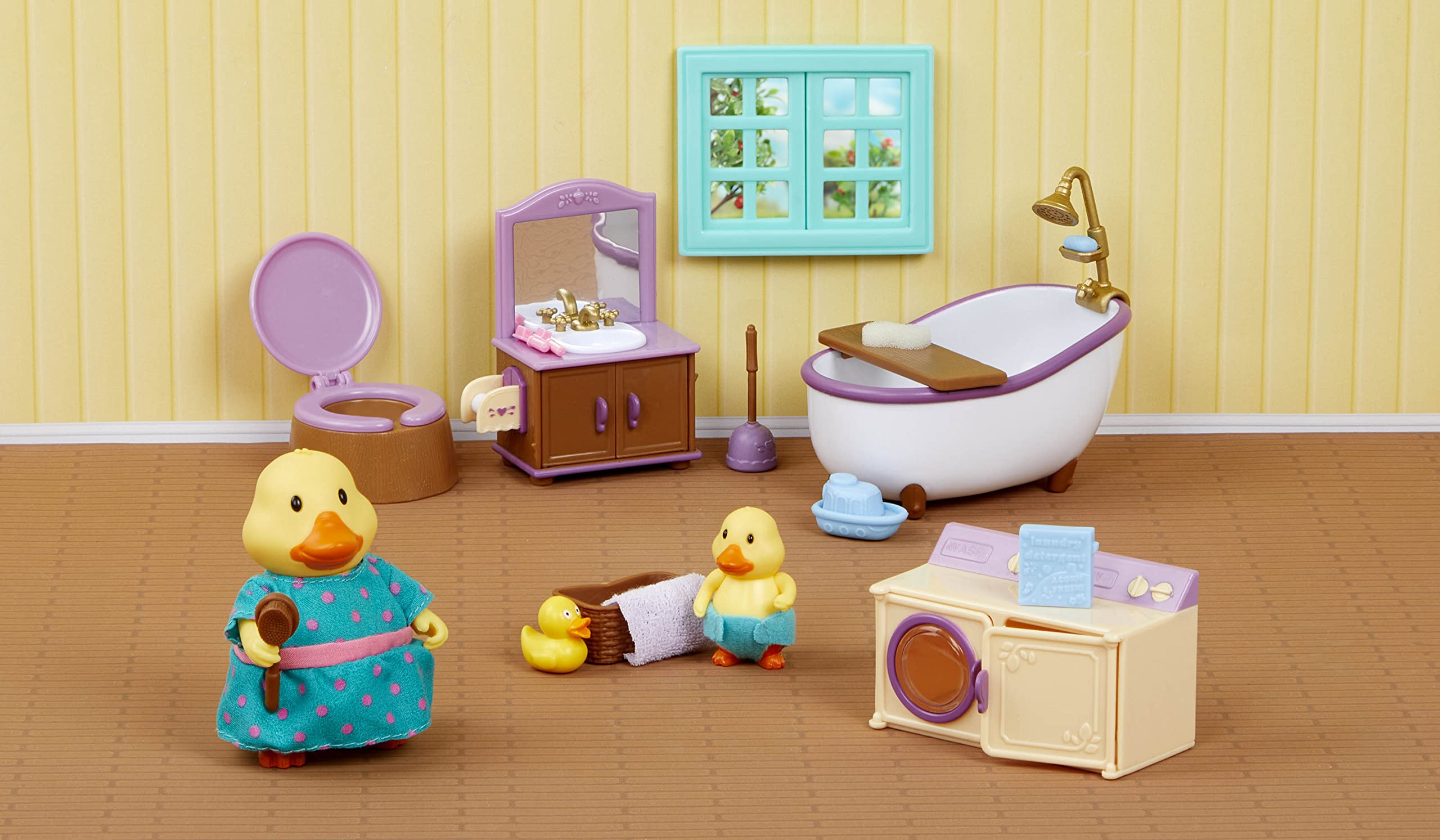 Foto 3 pulgar | Set De Juego Dollhouse Furniture Lil Woodzeez Con 2 Figuras 3+ - Venta Internacional.