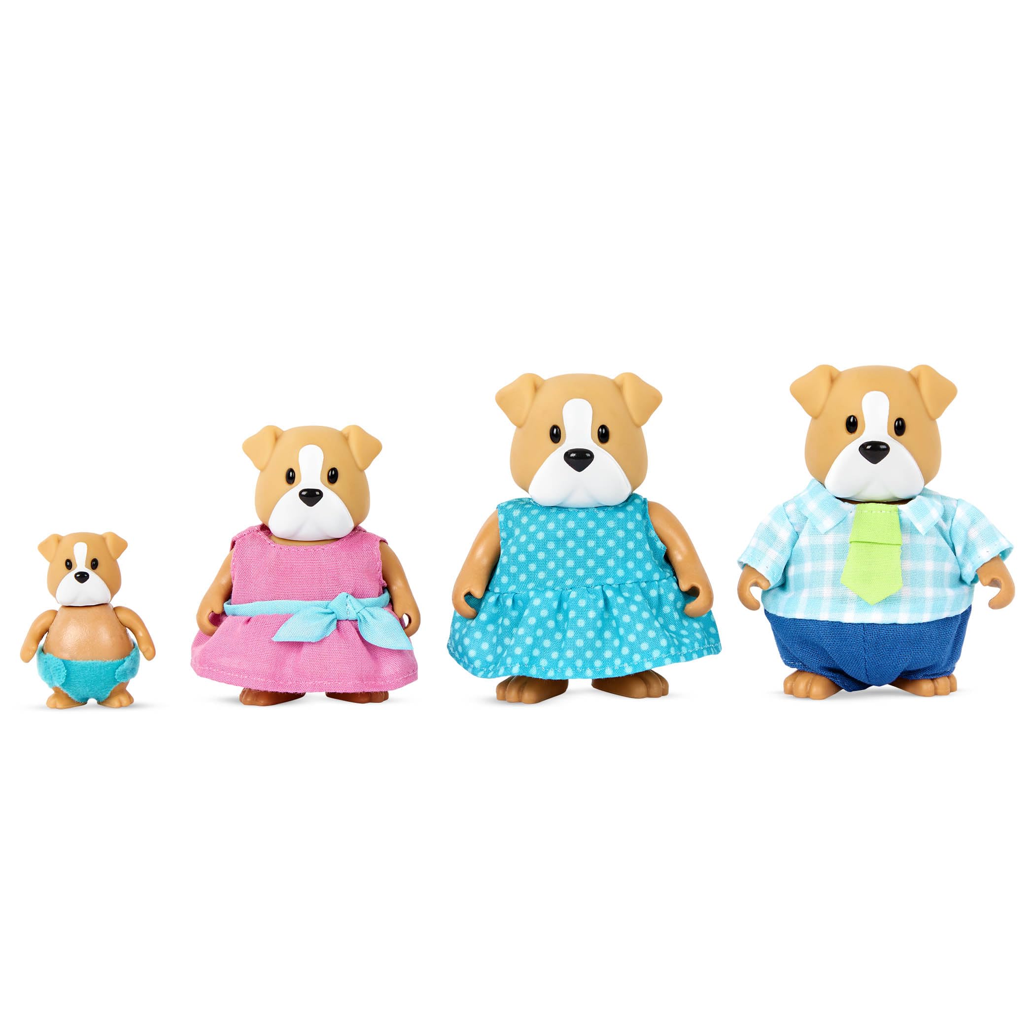 Foto 5 pulgar | Toy Li'l Woodzeez La Familia De Los Bulldogs De Woofington Con Libro De Cuentos - Venta Internacional.