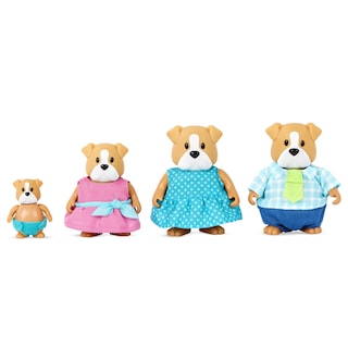 Foto 4 | Toy Li'l Woodzeez La Familia De Los Bulldogs De Woofington Con Libro De Cuentos - Venta Internacional.