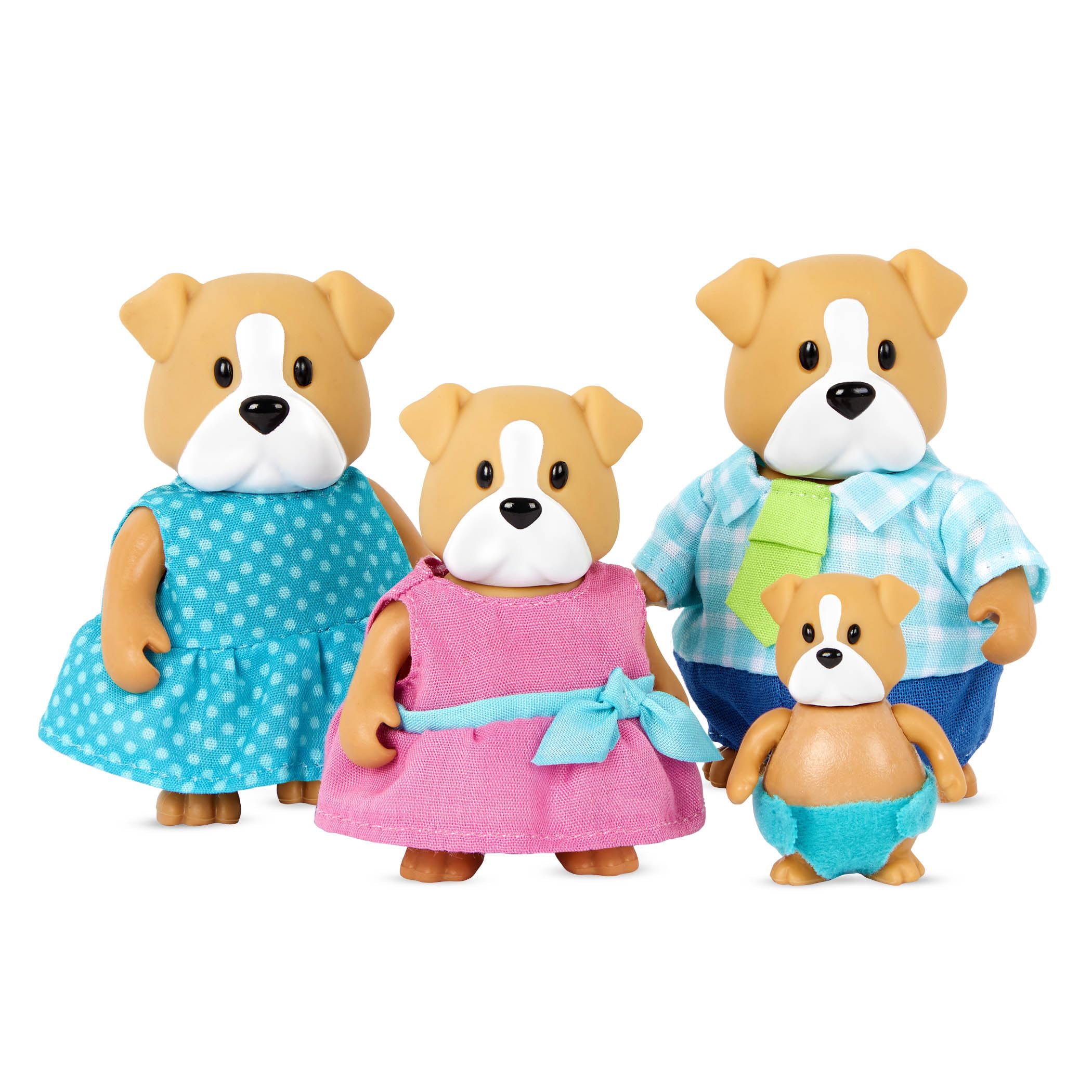 Foto 6 pulgar | Toy Li'l Woodzeez La Familia De Los Bulldogs De Woofington Con Libro De Cuentos - Venta Internacional.