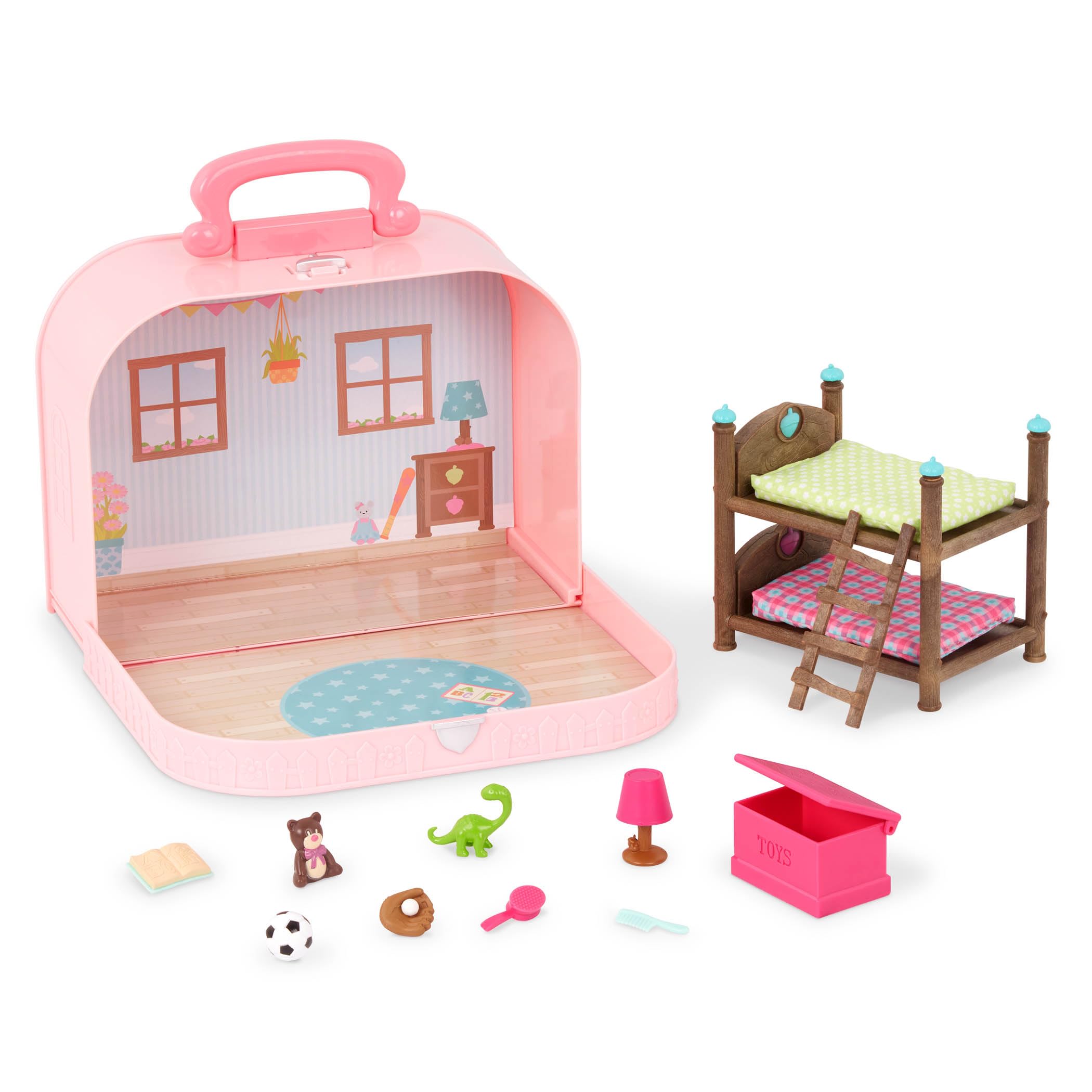 Foto 2 pulgar | Maleta De Viaje Playset Li'l Woodzeez Para Literas A Partir De 3 Años - Venta Internacional.