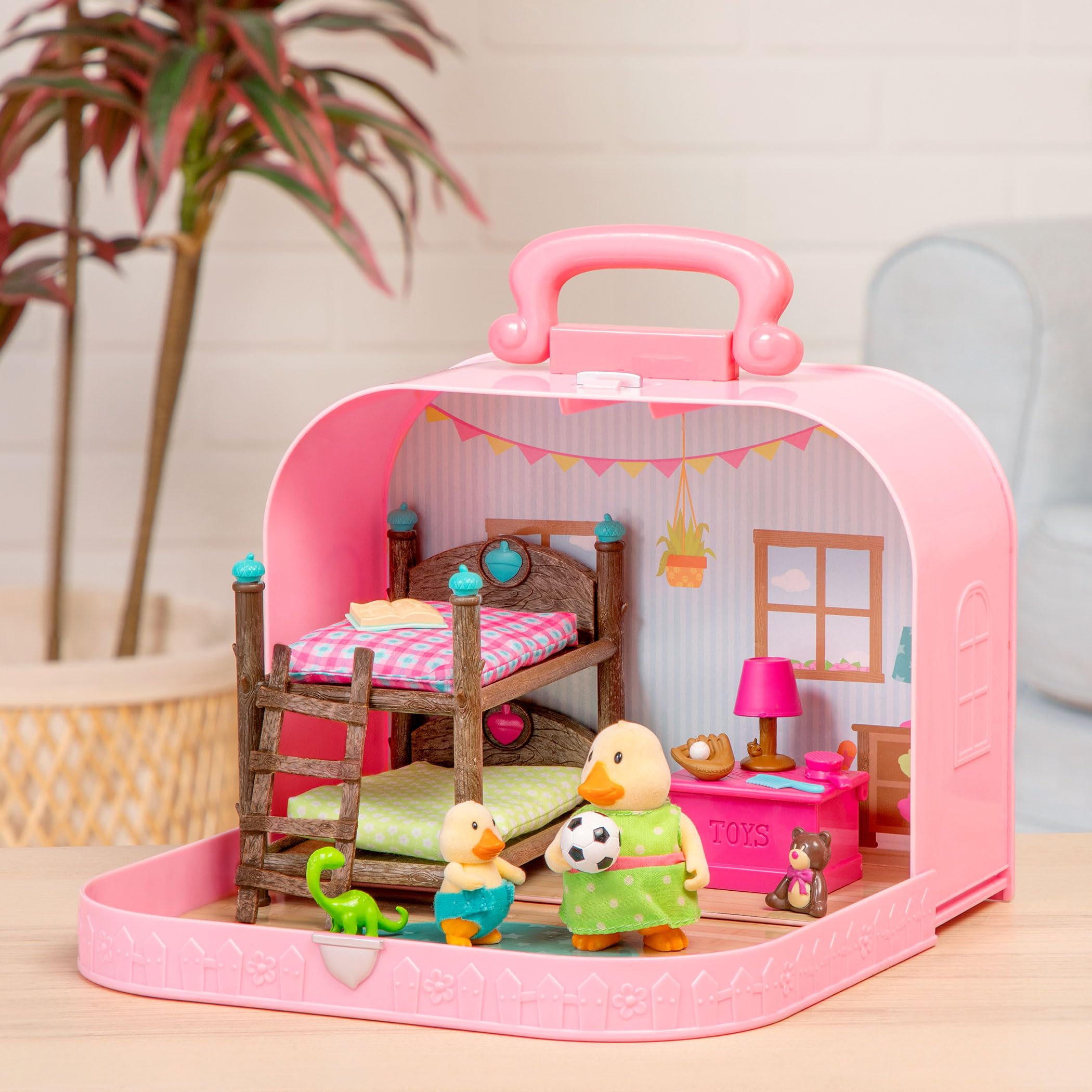 Foto 7 pulgar | Maleta De Viaje Playset Li'l Woodzeez Para Literas A Partir De 3 Años - Venta Internacional.