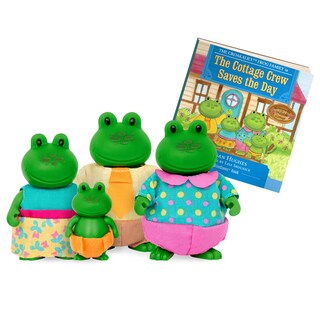 Foto 1 | Toy Li'l Woodzeez La Familia De Ranas Croakalily Con Libro De Cuentos - Venta Internacional.