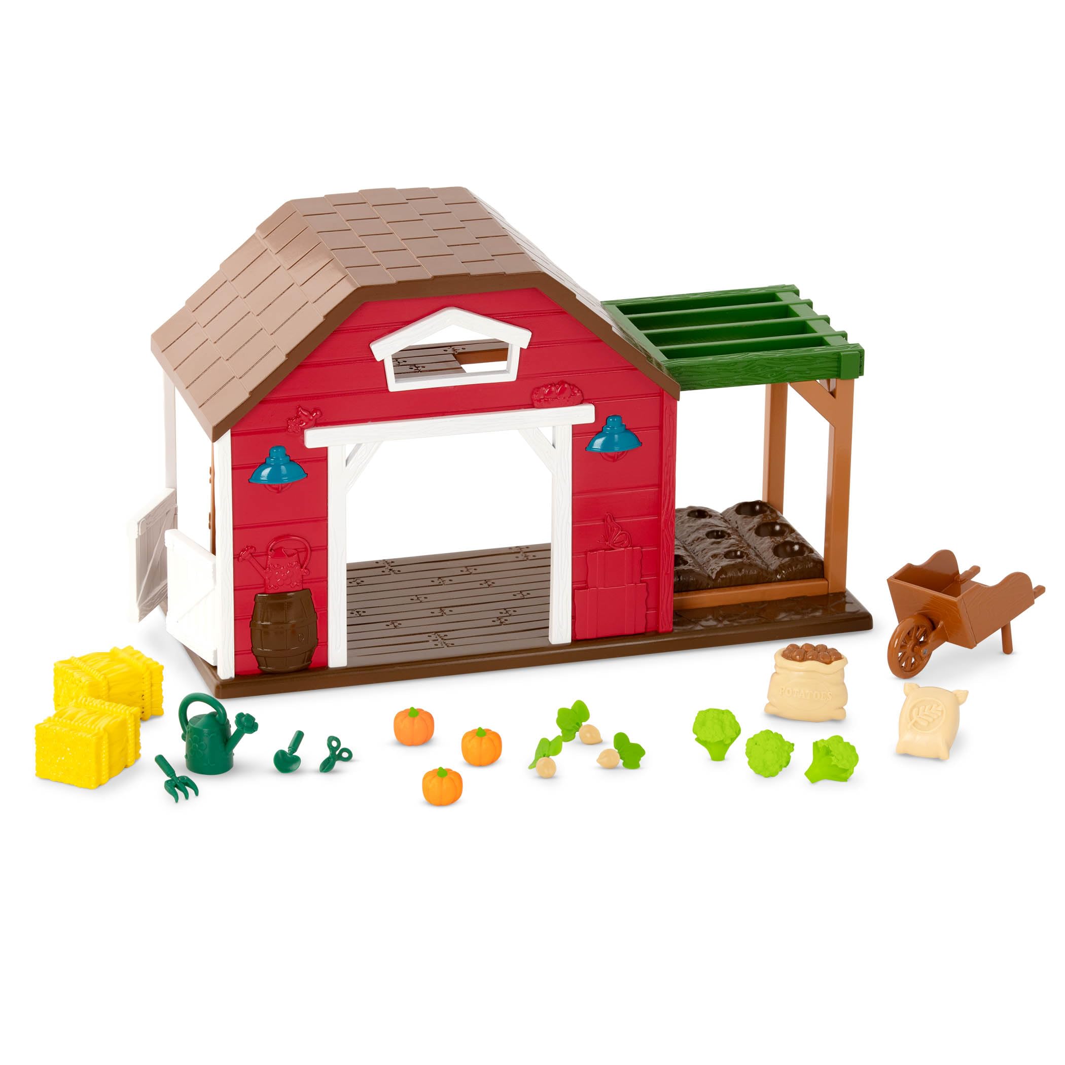 Foto 2 pulgar | Set Farm Playset Li'l Woodzeez Happy Harvest Con 20 Unidades A Partir De 3 Años - Venta Internacional.