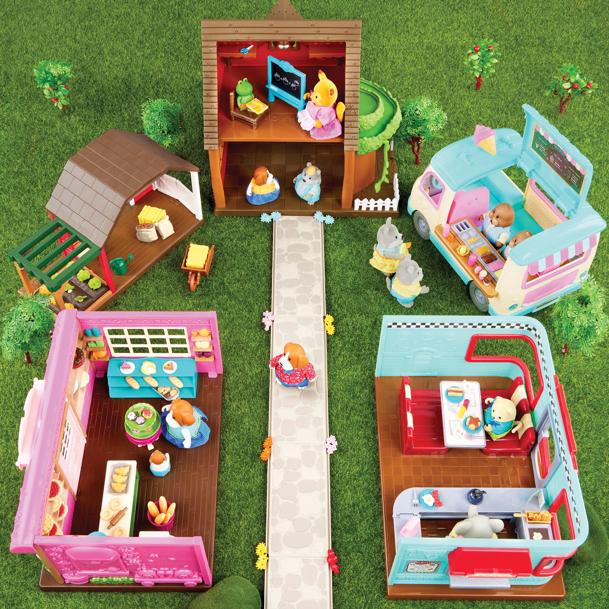 Foto 4 pulgar | Set Farm Playset Li'l Woodzeez Happy Harvest Con 20 Unidades A Partir De 3 Años - Venta Internacional.