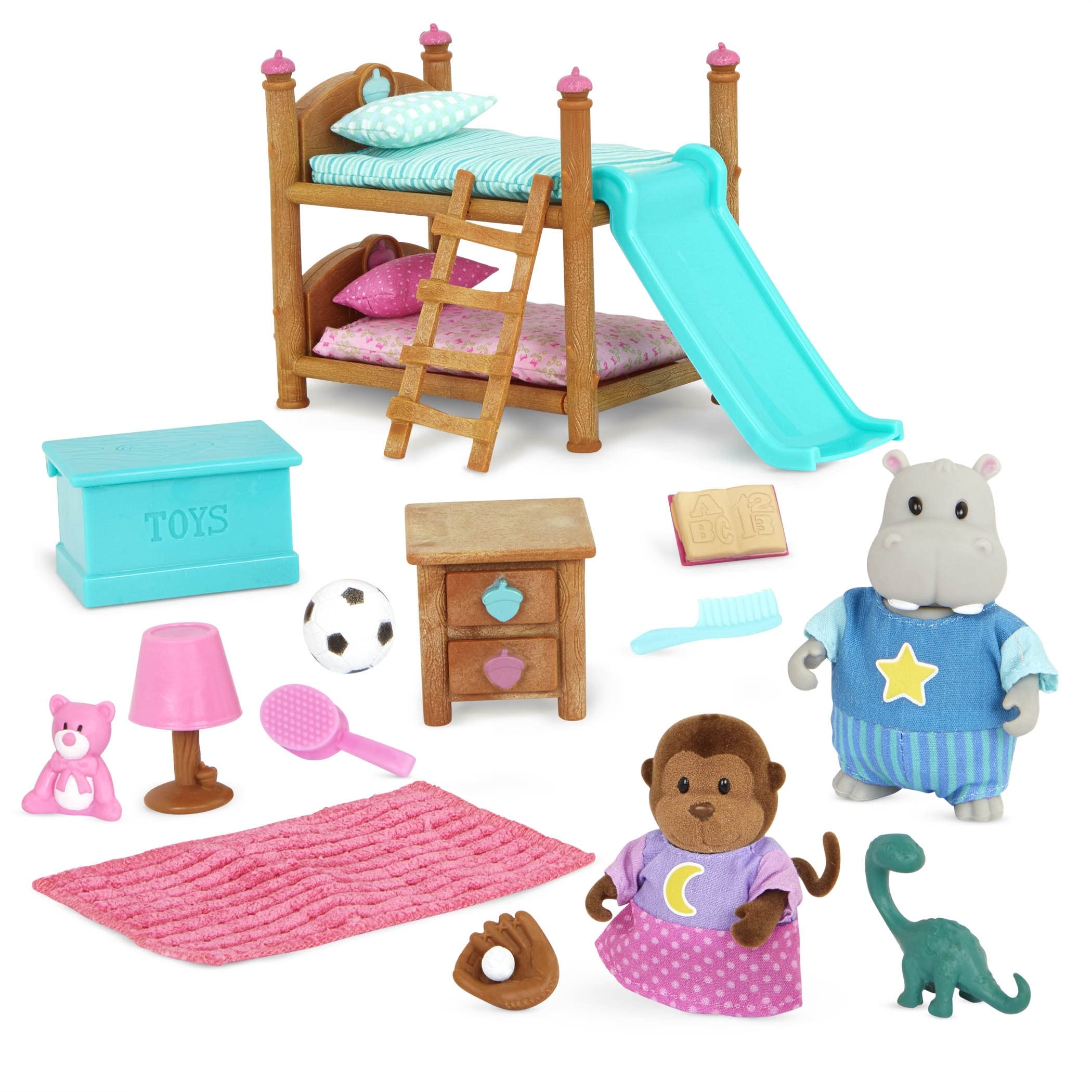 Foto 2 pulgar | Juego De Litera Lil Woodzeez De Dollhouse Furniture Para Dormitorio, 3 O Más - Venta Internacional.