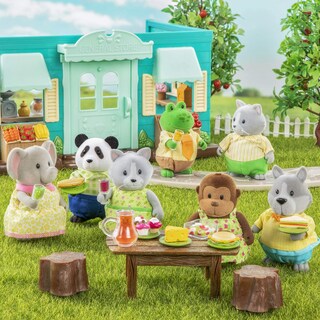 Foto 7 | Toy Li'l Woodzeez La Familia Skyhopper Panda Con Libro De Cuentos - Venta Internacional.