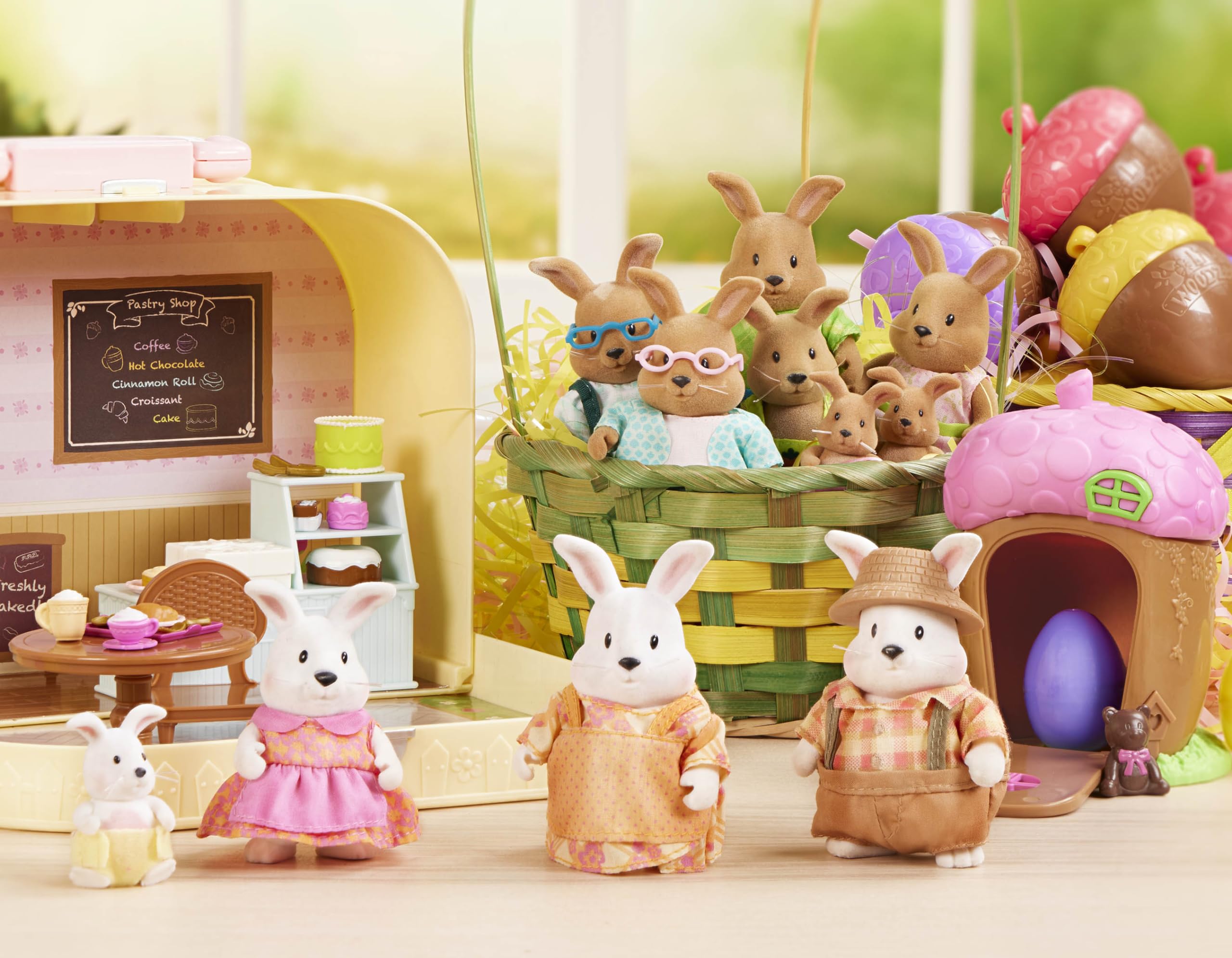 Foto 5 | Figuras De Conejo Coleccionables Li'l Woodzeez Hoppingoods Rabbit - Venta Internacional.