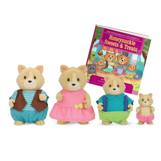 Foto 1 | Juego De Juguetes Li'l Woodzeez Cat Family Whiskerelli Con Libro De Cuentos, 5 Piezas - Venta Internacional.