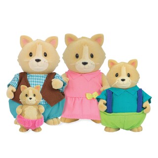 Foto 3 | Juego De Juguetes Li'l Woodzeez Cat Family Whiskerelli Con Libro De Cuentos, 5 Piezas - Venta Internacional.