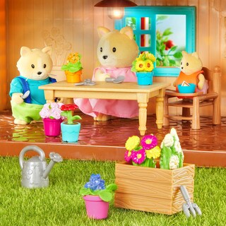 Foto 4 | Juego De Juguetes Li'l Woodzeez Cat Family Whiskerelli Con Libro De Cuentos, 5 Piezas - Venta Internacional.