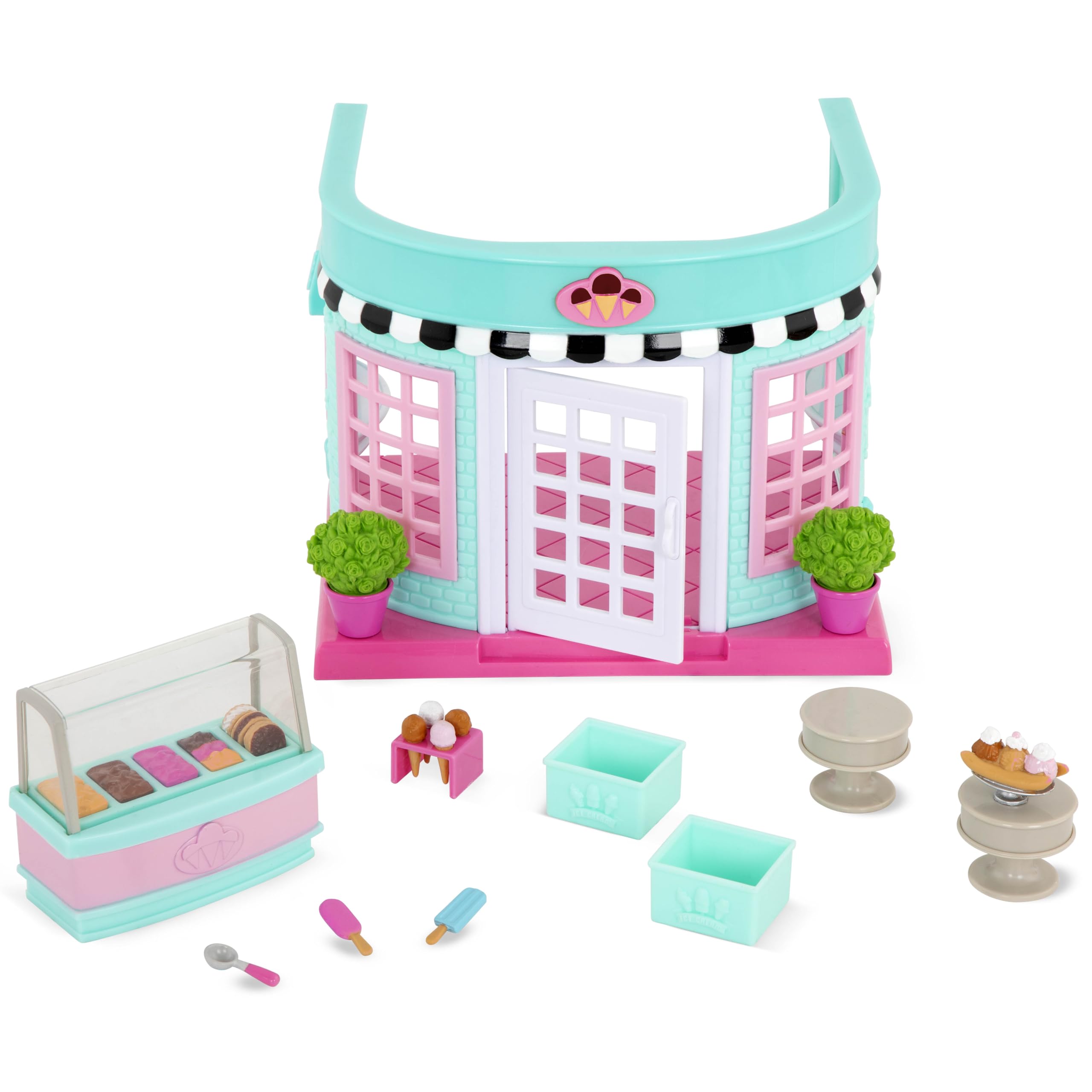 Foto 2 pulgar | Dollhouse Playset Li'l Woodzeez Recoge Y Espolvorea Helado - Venta Internacional.