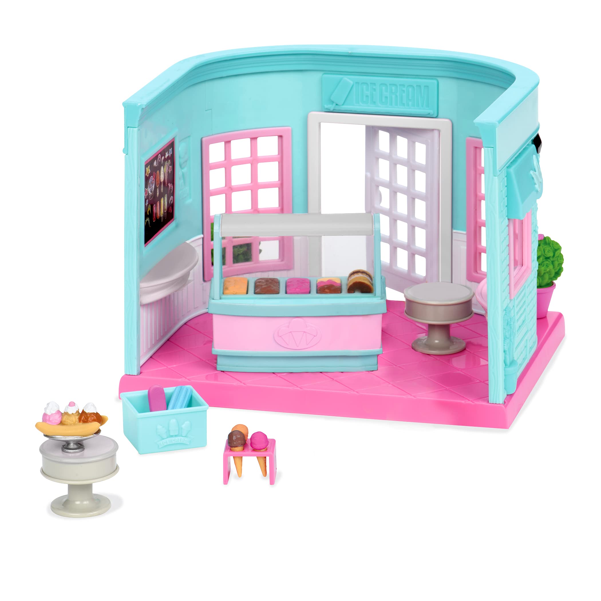 Foto 3 pulgar | Dollhouse Playset Li'l Woodzeez Recoge Y Espolvorea Helado - Venta Internacional.