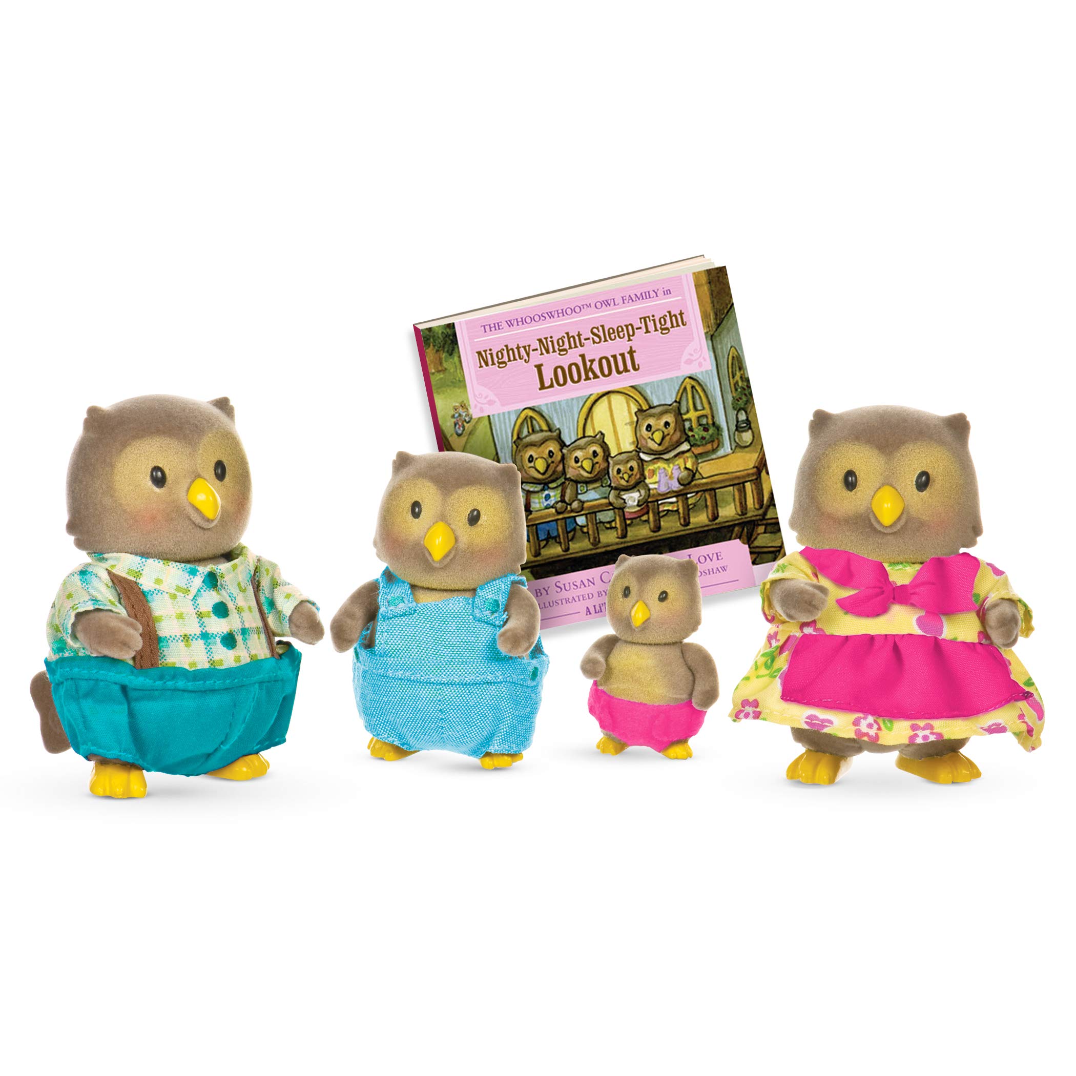 Foto 2 pulgar | Set De Juguetes Li'l Woodzeez Owl Family Whooswhoo Owls Con Libro De Cuentos - Venta Internacional.