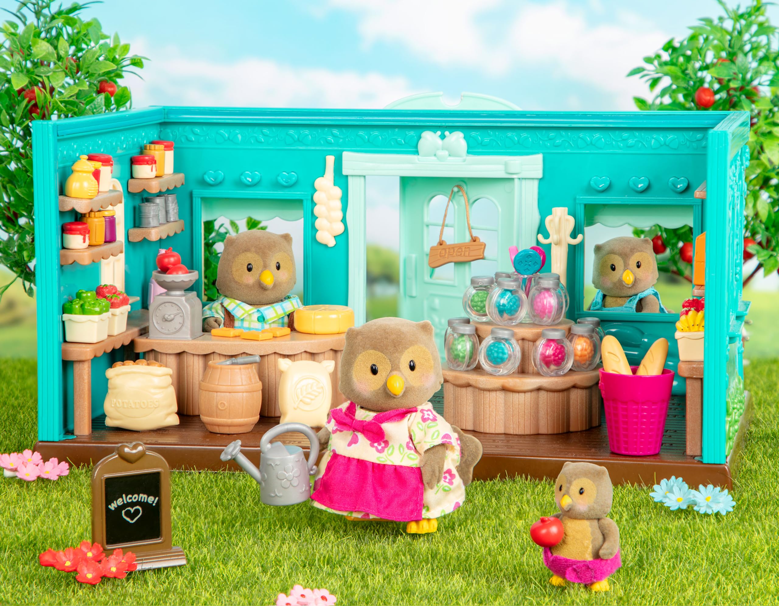 Foto 4 | Set De Juguetes Li'l Woodzeez Owl Family Whooswhoo Owls Con Libro De Cuentos - Venta Internacional.