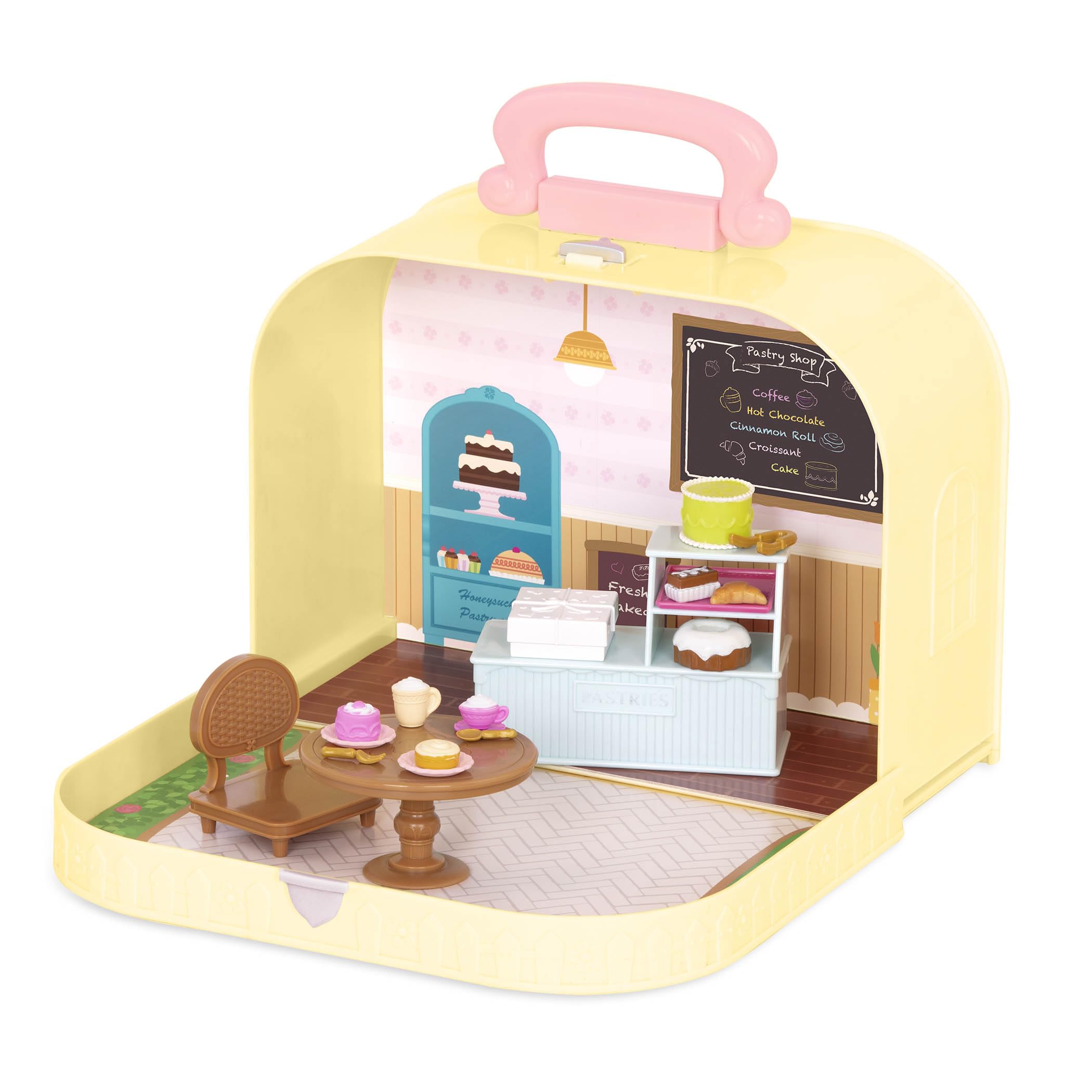 Foto 4 pulgar | Pastelería Playset Li'l Woodzeez Con Maleta De Viaje Para Más De 3 Años - Venta Internacional.