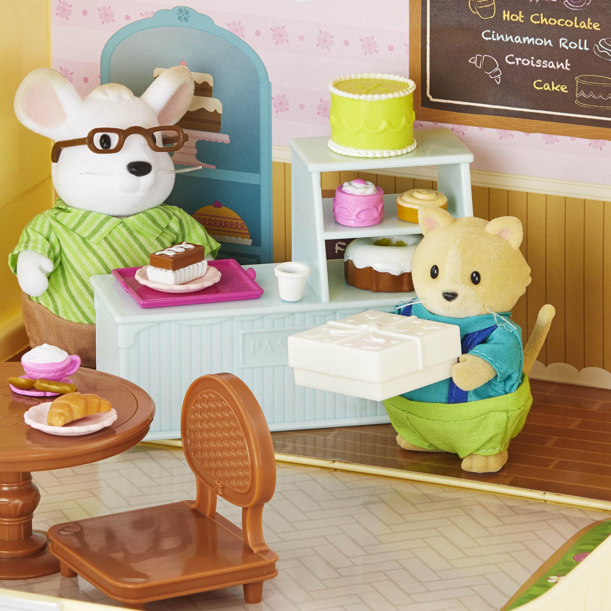 Foto 5 | Pastelería Playset Li'l Woodzeez Con Maleta De Viaje Para Más De 3 Años - Venta Internacional.