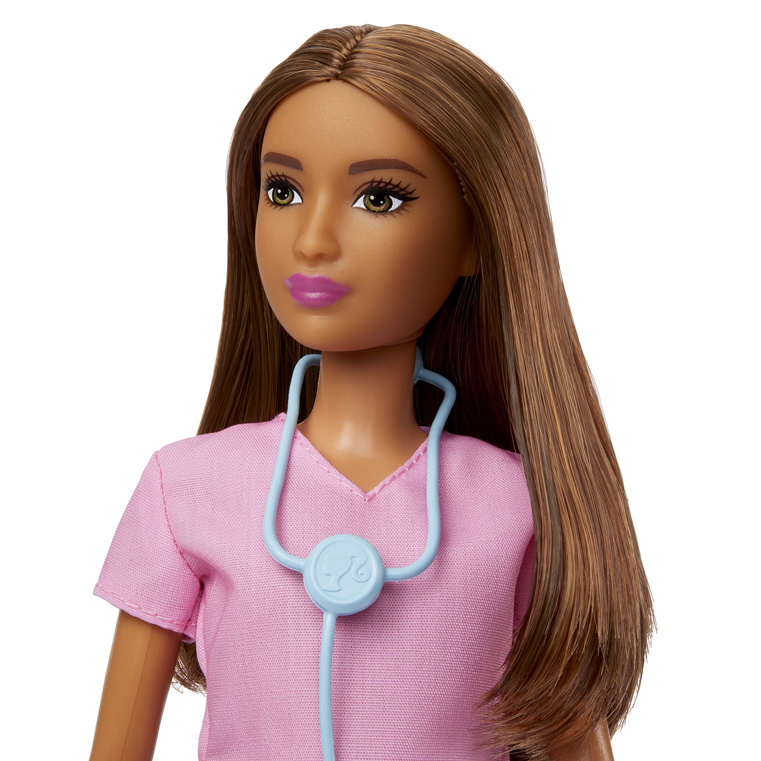 Foto 4 pulgar | Muñeca Moderna Barbie Professional Doctor Con Estetoscopio - Venta Internacional.