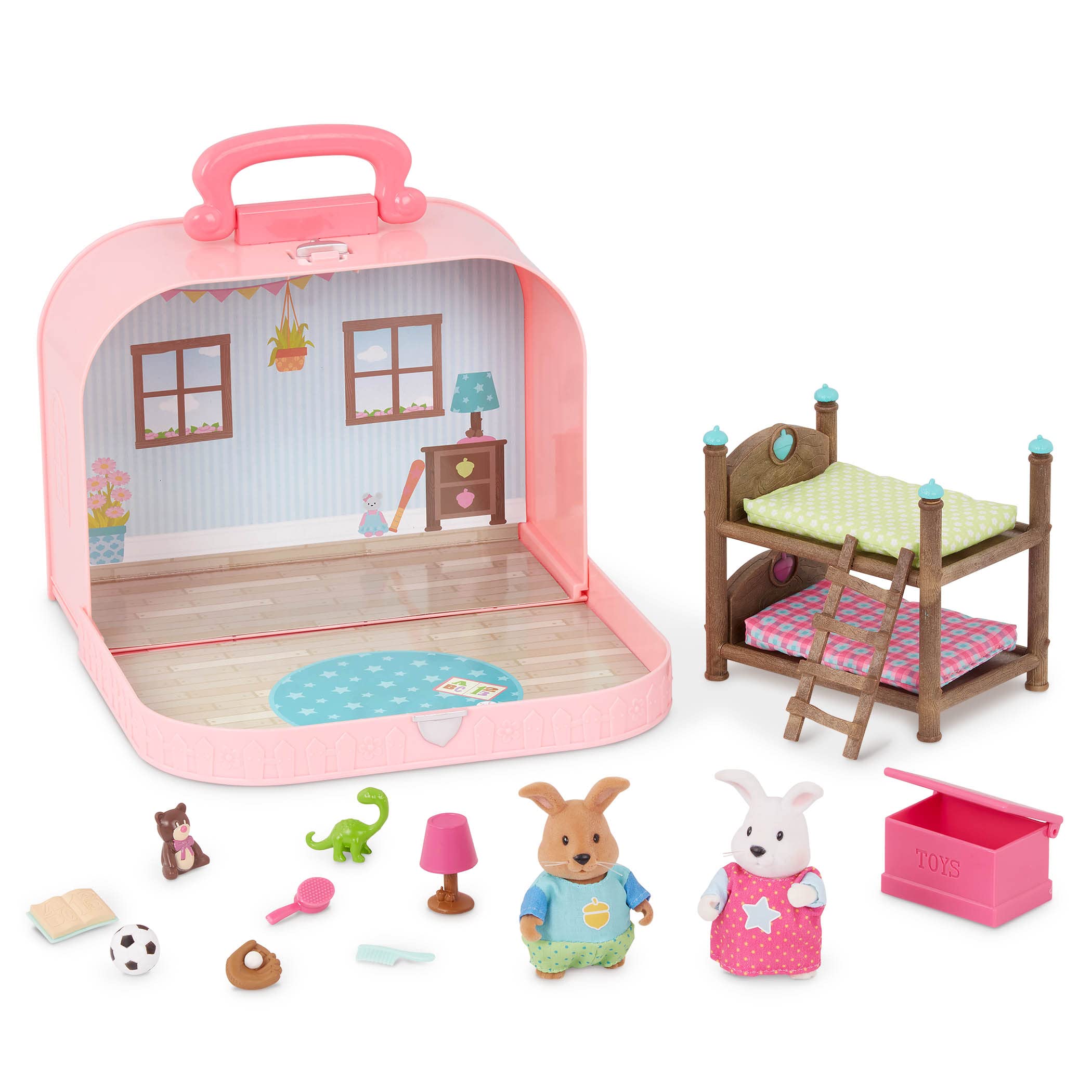Foto 2 pulgar | Set De Juego Dollhouse Li'l Woodzeez Con 2 Figuras De Más De 3 Años - Venta Internacional.
