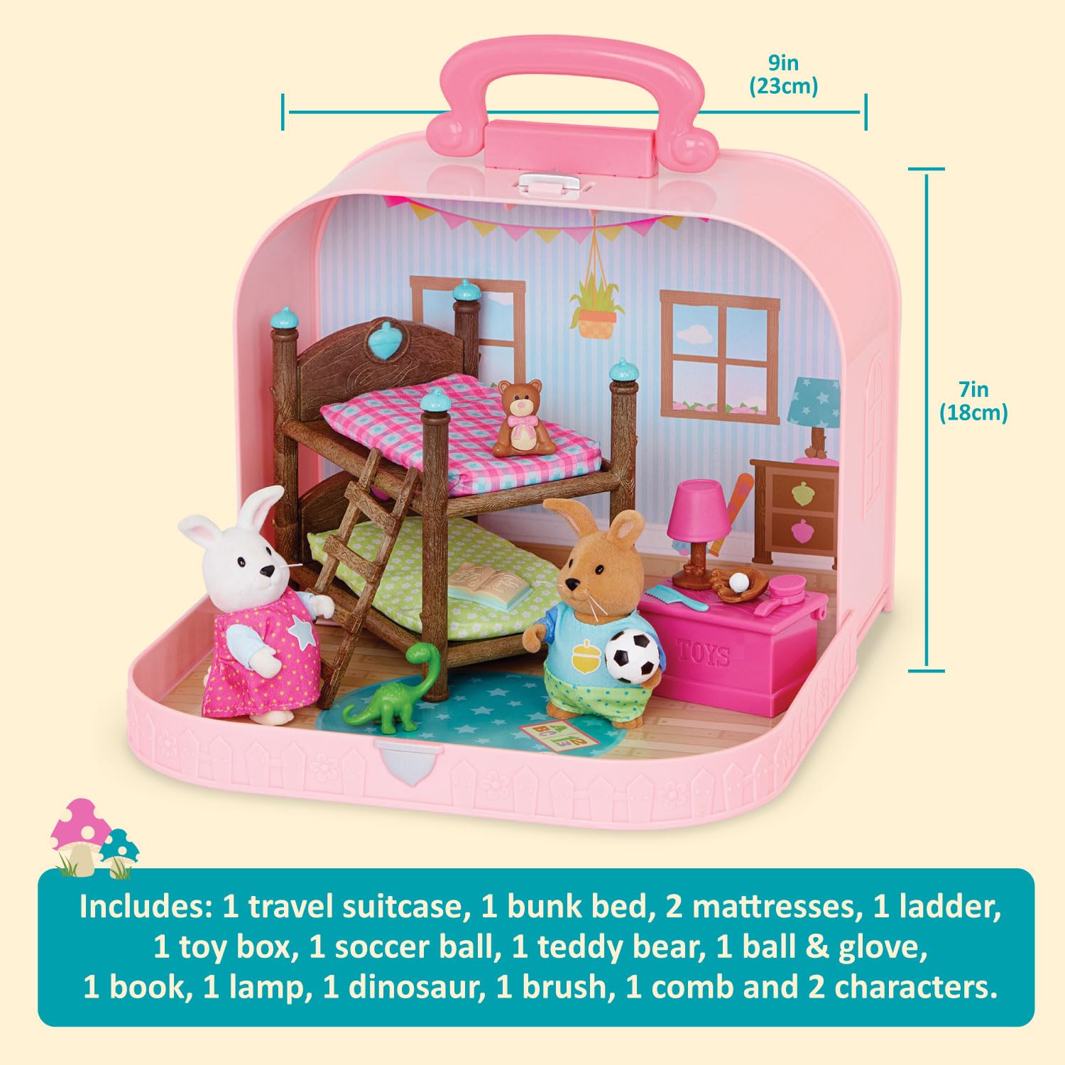 Foto 4 pulgar | Set De Juego Dollhouse Li'l Woodzeez Con 2 Figuras De Más De 3 Años - Venta Internacional.