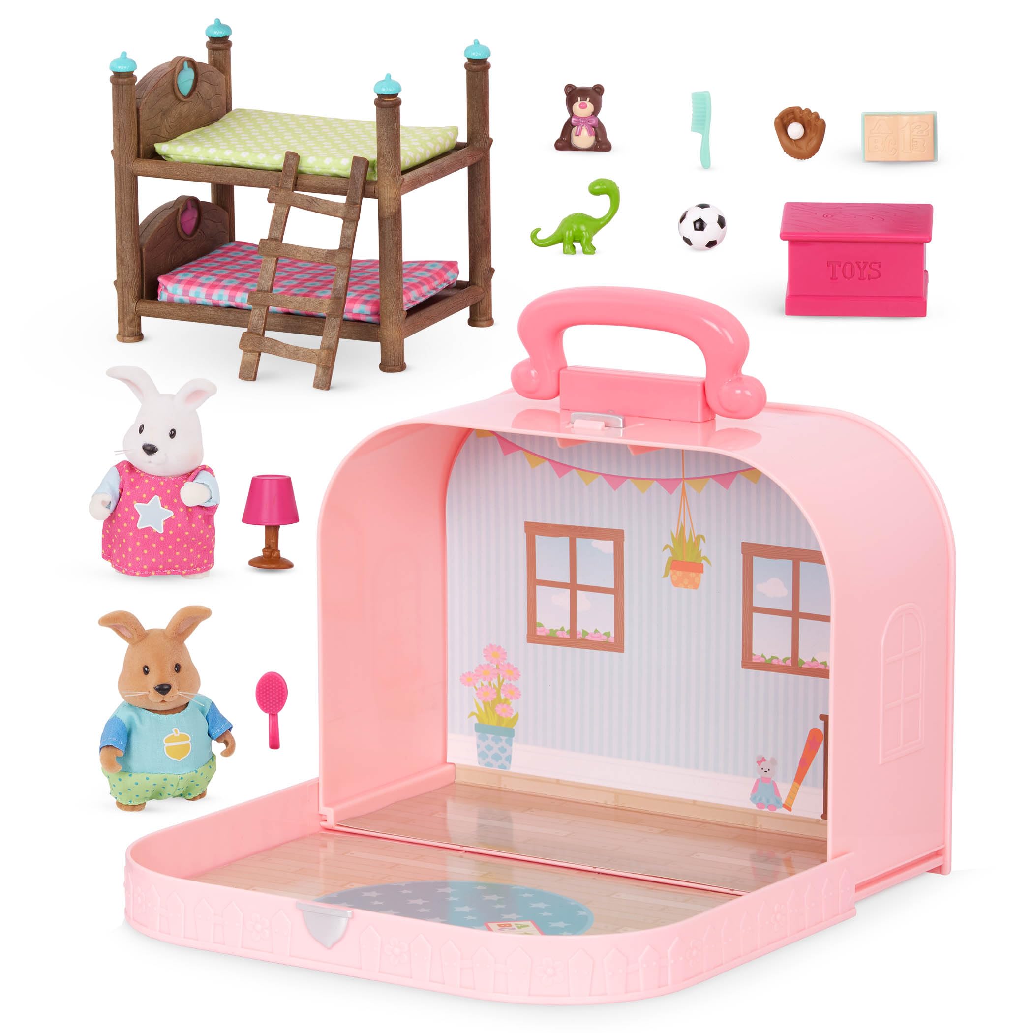 Foto 7 pulgar | Set De Juego Dollhouse Li'l Woodzeez Con 2 Figuras De Más De 3 Años - Venta Internacional.