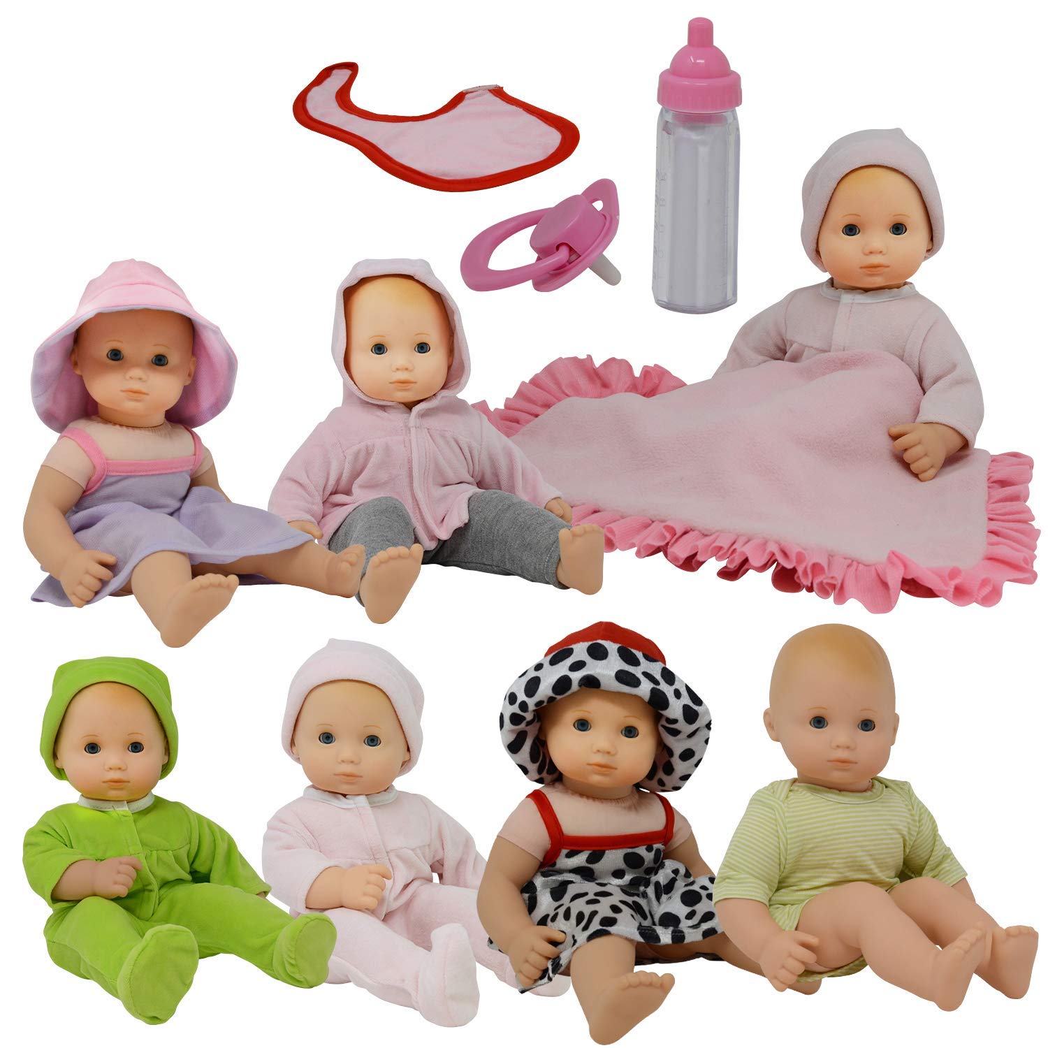 Foto 1 | Set De Ropa Para Muñecas Recién Nacidas Con Accesorios - Venta Internacional.