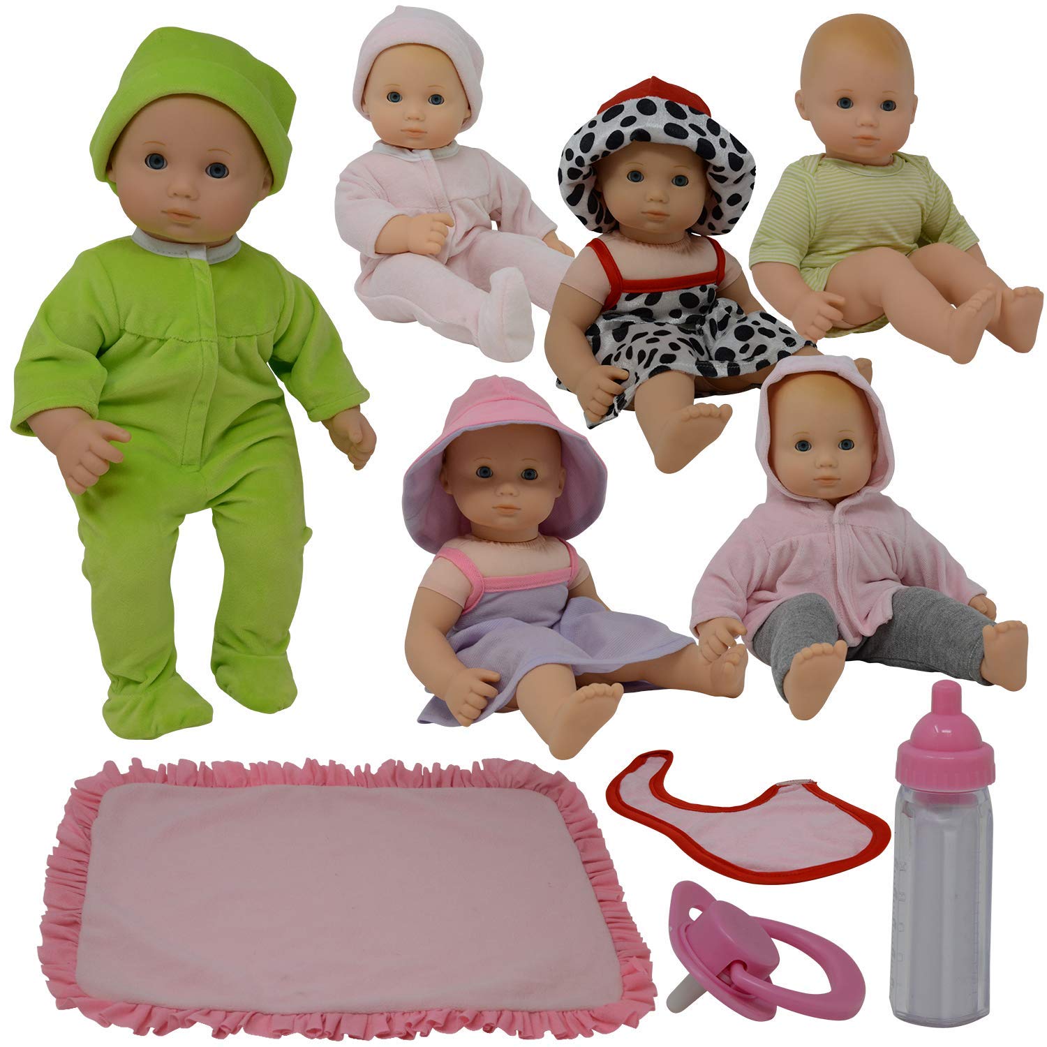 Foto 4 | Set De Ropa Para Muñecas Recién Nacidas Con Accesorios - Venta Internacional.