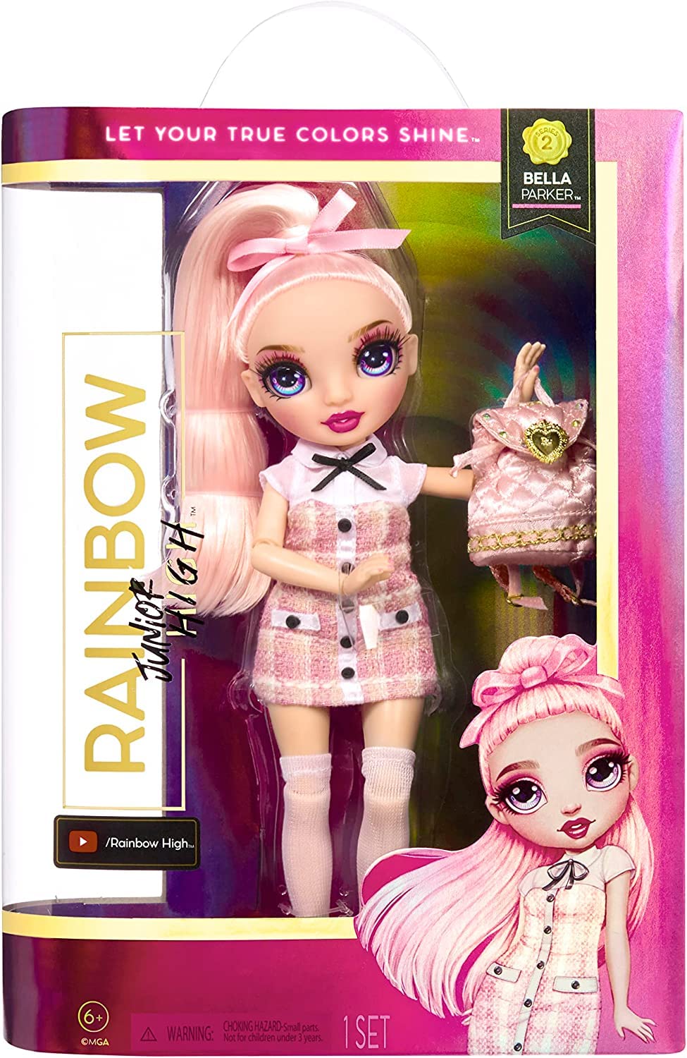 Foto 8 pulgar | Muñeca De Moda Rainbow High Jr High Serie 2 Bella Parker-9 - Venta Internacional.