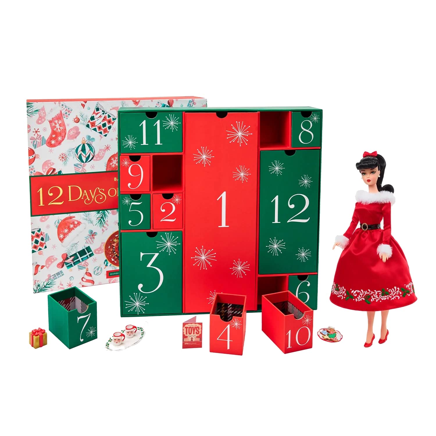 Foto 1 | Muñeca Barbie Signature 12 Días De Navidad Con Accesorios - Venta Internacional.