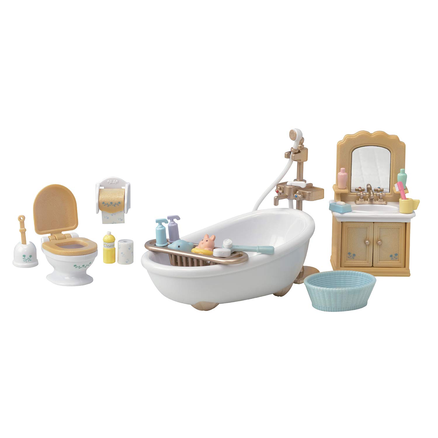 Foto 2 pulgar | Juego De Muebles Toy Dollhouse Calico Critters Country Bathroom - Venta Internacional.