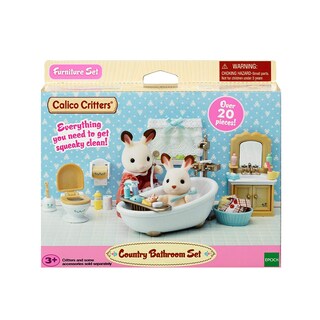 Foto 6 | Juego De Muebles Toy Dollhouse Calico Critters Country Bathroom - Venta Internacional.